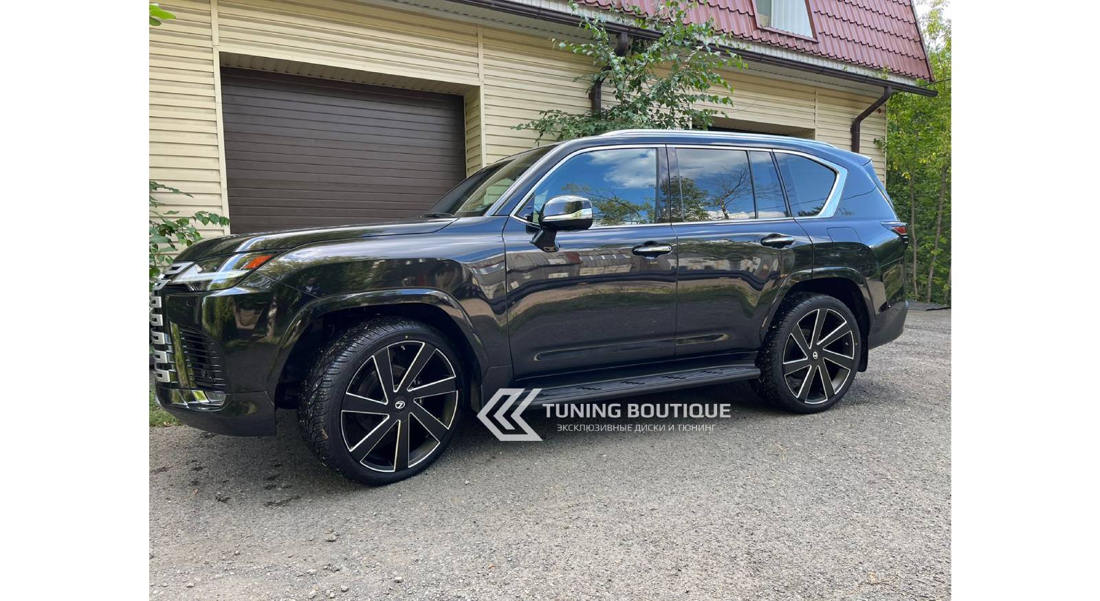 Lexus LX600 на 24" кованых дисках нашего производства фото 3